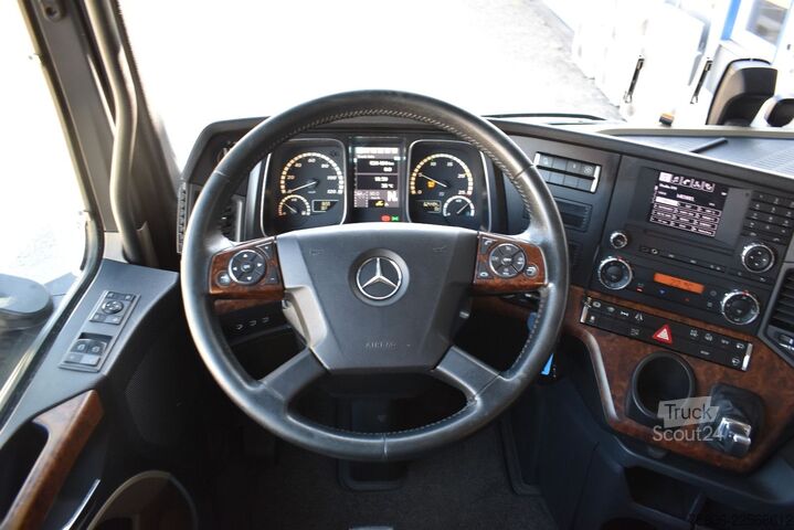 Камион платформа с брезент MERCEDES-BENZ Actros 1843 4x2 E6 AHK Retarder Fahrschulpedale