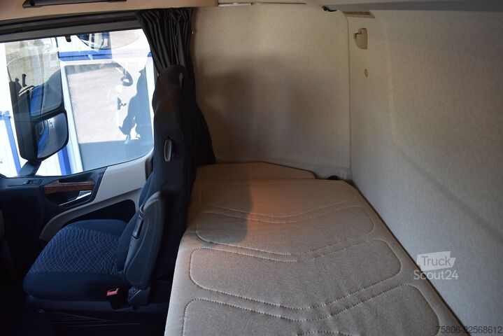 Камион платформа с брезент MERCEDES-BENZ Actros 1843 4x2 E6 AHK Retarder Fahrschulpedale