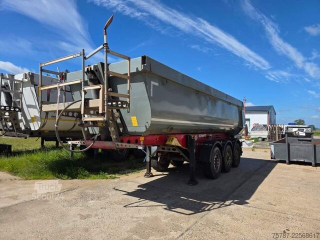 Полуремарке самосвал SCHMITZ CARGOBULL ca. 26 cbm Hlabrund Hinterkipper, Lift