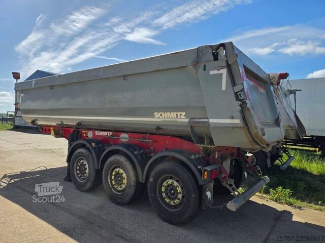 Полуремарке самосвал SCHMITZ CARGOBULL ca. 26 cbm Hlabrund Hinterkipper, Lift
