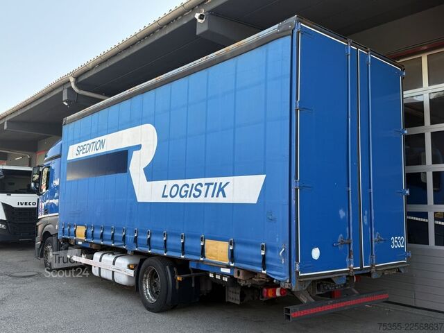 Autocarro con pianale e telone MERCEDES-BENZ Actros 1840 Klima Retarder ACC 7,6m MEGA Jumbo
