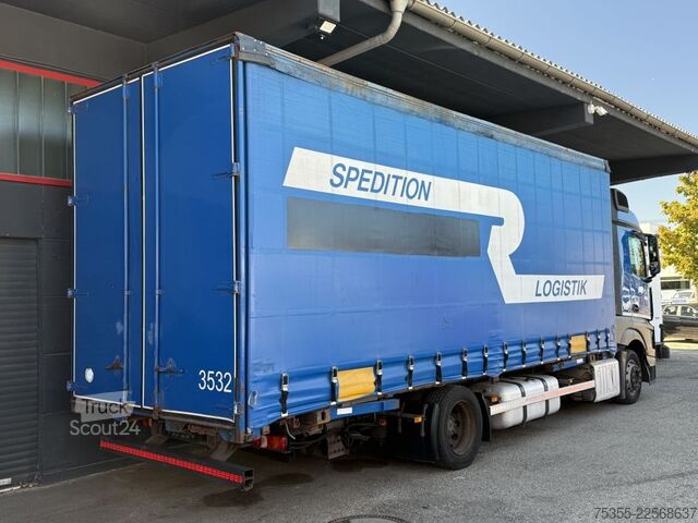 Autocarro con pianale e telone MERCEDES-BENZ Actros 1840 Klima Retarder ACC 7,6m MEGA Jumbo