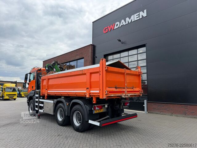 Kipper met kraan MAN TGS 26.400 6x6 Kipper / Z kraan  Euro 6