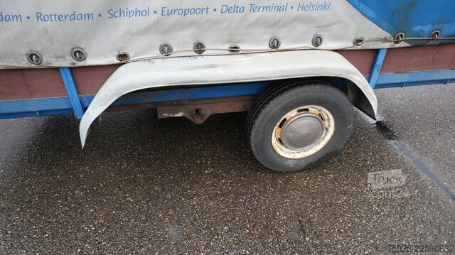 EQUIPE plachtový přívěs – prasklá náprava! EQUIPE Taurpalin trailer broken axle!