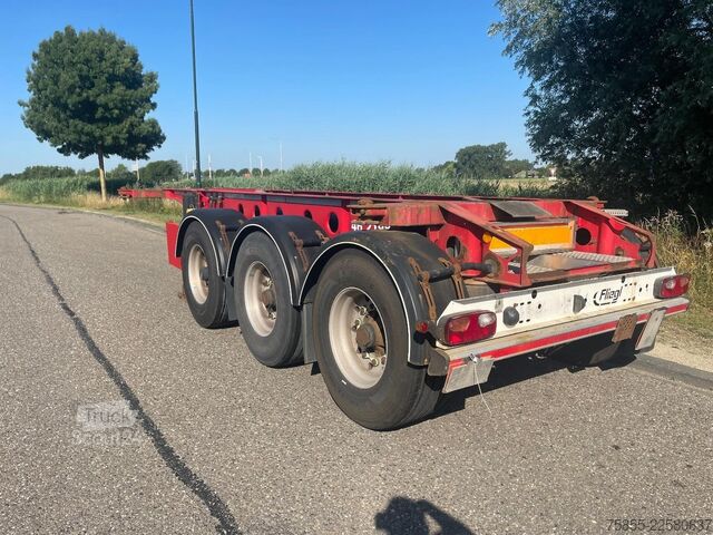 Přeprava kontejnerů Fliegl SDS380 20FT Tank / ADR / BPW Disc