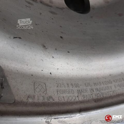 Rad Diversen Occ set van 4 velgen 22,5 x 9,00 Alcoa
