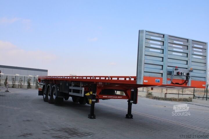 Platforminė puspriekabė Lider Flatbed 3 axles