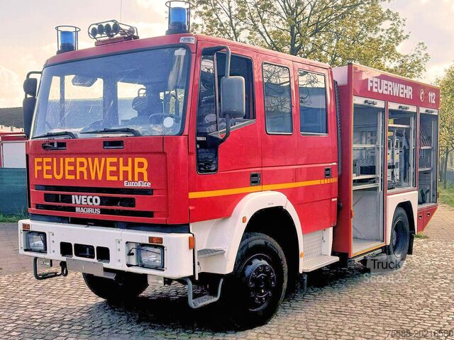 Vehículo cisterna de bomberos con 2600 litros de agua Iveco 135E22 TLF 16/25 4x4 Allrad MAGIRUS