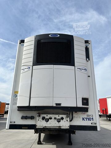 Jäähdytetyt/pakastetut kuljetukset Krone Coolliner / Carrier Vector 1350 Reefer / Frigo ...
