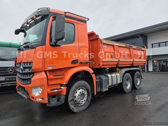 Tresidig tipplastbil MERCEDES-BENZ Arocs 2645 / 6X4 / Manual / Retarder / BORDMATIK