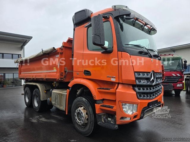 Tresidig tipplastbil MERCEDES-BENZ Arocs 2645 / 6X4 / Manual / Retarder / BORDMATIK