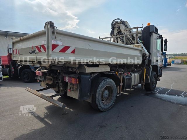 Camion-benne tricar MERCEDES-BENZ Actros 1841 / 4X4 ALLRAD / Atlas 190 / Meiller