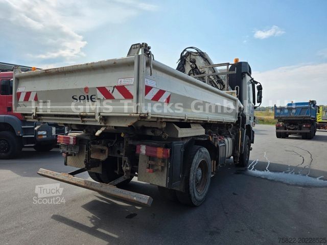 Camion-benne tricar MERCEDES-BENZ Actros 1841 / 4X4 ALLRAD / Atlas 190 / Meiller