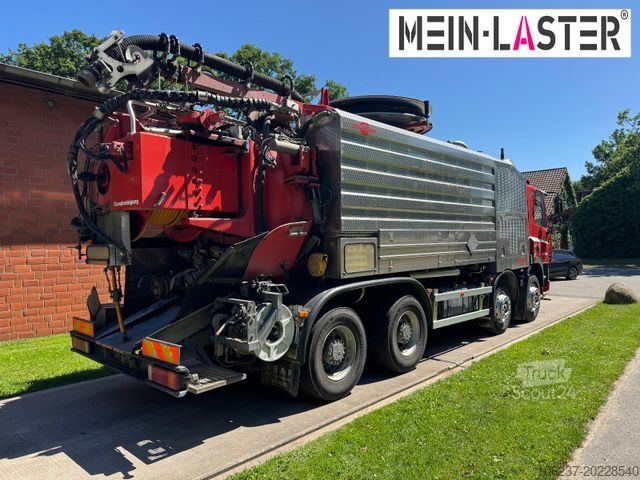 Vakuumtanktankvogn DAF Saug/Spülkombi Cappellotto Wittig/Uraca