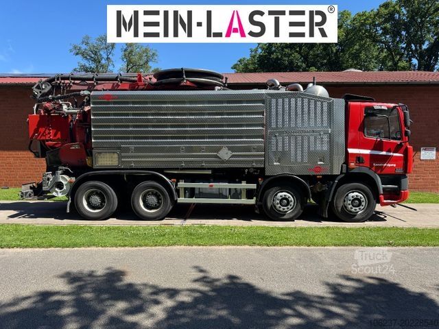Vakuumtanktankvogn DAF Saug/Spülkombi Cappellotto Wittig/Uraca