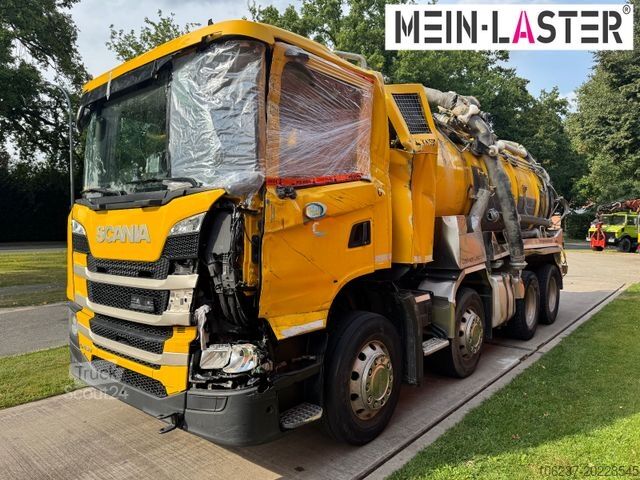 Vakuuma autocisterna SCANIA G 450 8x4 Kaiser Twister Komfort V2A Funk