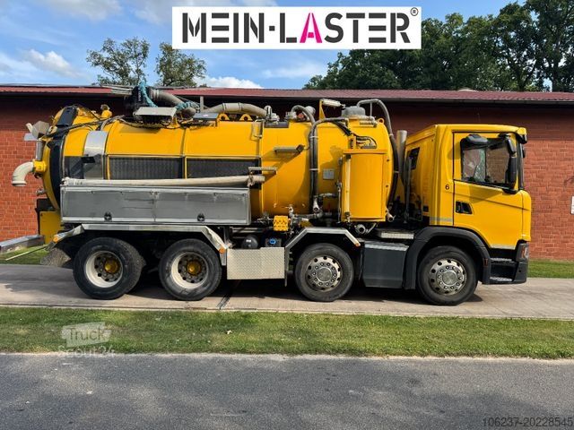 Vakuuma autocisterna SCANIA G 450 8x4 Kaiser Twister Komfort V2A Funk
