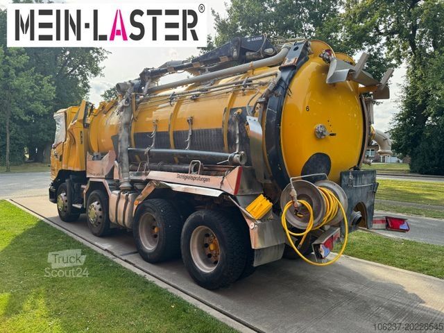Vakuuma autocisterna SCANIA G 450 8x4 Kaiser Twister Komfort V2A Funk