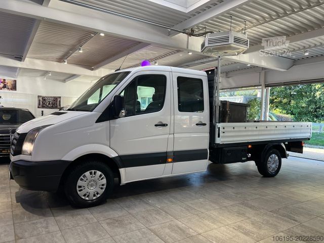 Pick-up varevogn VOLKSWAGEN Crafter Maxi Pritsche DoKa*Garantie*AHK=3.500Kg*