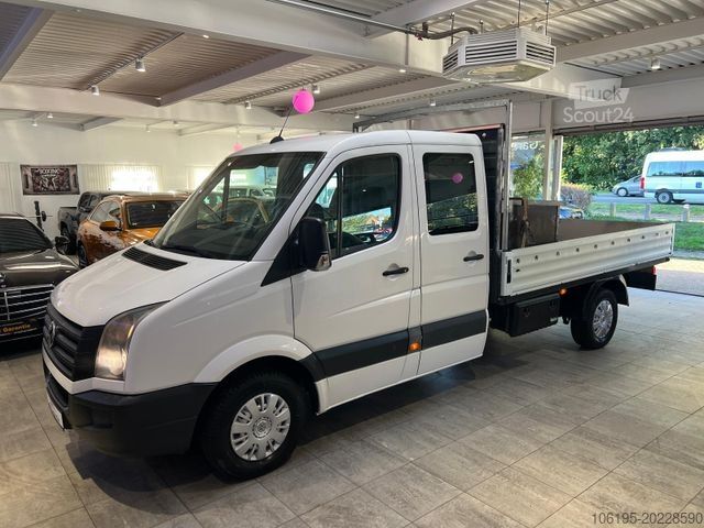 Φορτηγό pick-up VOLKSWAGEN Crafter Maxi Pritsche DoKa*Garantie*AHK=3.500Kg*