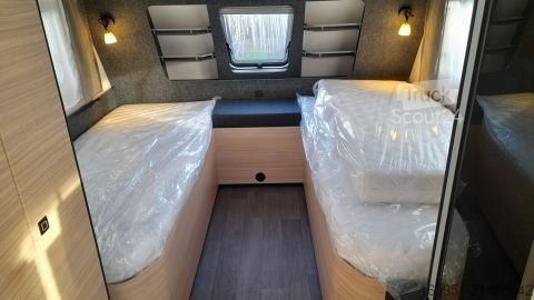 Husvagn Hobby Maxia 585 UL 2000kg Fußbodenerwärmung