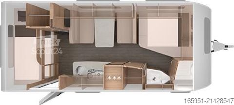 Husvagn Knaus Südwind 540 FDK 60 Years 1800kg Garage ASF Bug