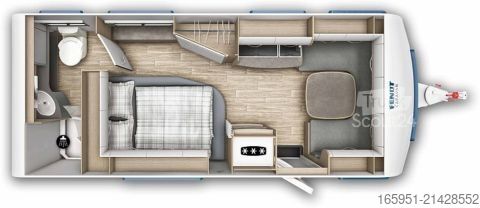 Husvagn Fendt Bianco Activ 550 SD 2000kg SafetyPaket Dusche
