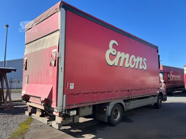 Camion plateau avec bâche MERCEDES-BENZ Atego 1224 L BL/LBW BÄR/Schiebeplane/EURO5/