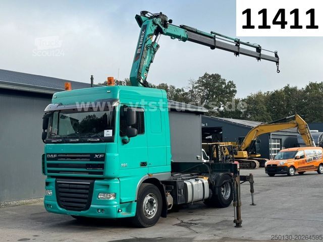 Standard tractor unit DAF XF 105.460 4x2 Atlas TLC 240.2  Funk hydr. Stütz