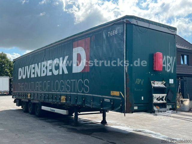 Auflieger mit Pritsche & Plane KRONE SD Megaliner Curtainsider Edscha