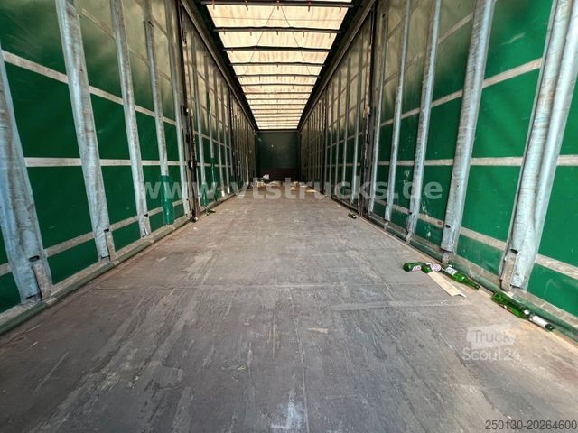 Auflieger mit Pritsche & Plane KRONE SD Megaliner Curtainsider Edscha