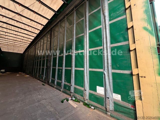 Auflieger mit Pritsche & Plane KRONE SD Megaliner Curtainsider Edscha