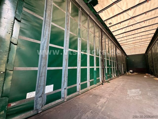 Auflieger mit Pritsche & Plane KRONE SD Megaliner Curtainsider Edscha