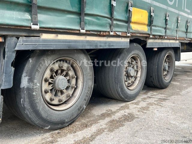 Auflieger mit Pritsche & Plane KRONE SD Megaliner Curtainsider Edscha
