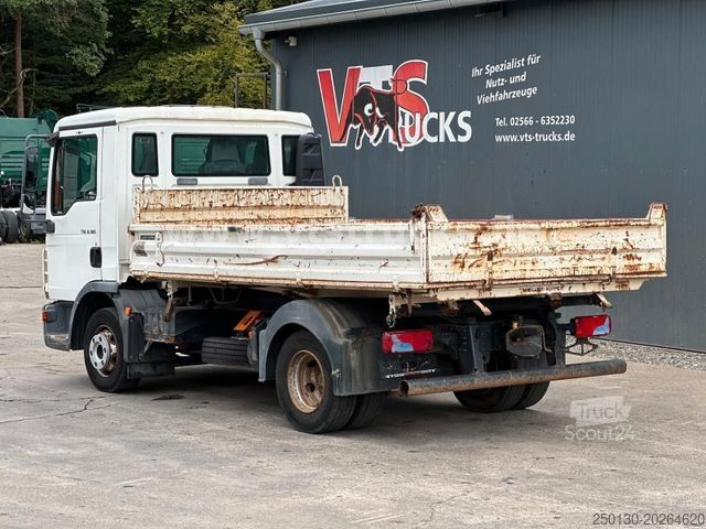 Kiepwagen bestelauto MAN TGL 8.180 4x2 Meiller DSK