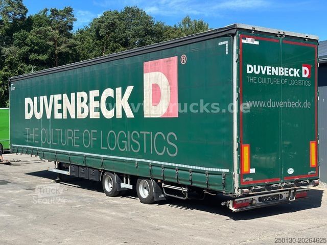 Open oplegger met zeil H&W HWDPSS32 Curtainsider 2-Achser