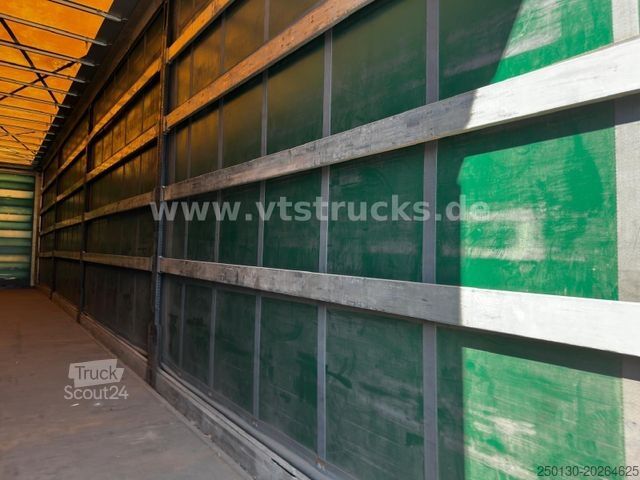 Open oplegger met zeil H&W HWDPSS32 Curtainsider 2-Achser