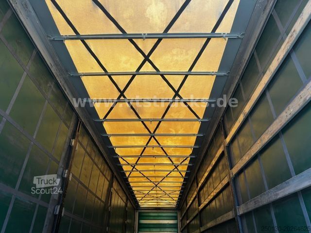 Open oplegger met zeil H&W HWDPSS32 Curtainsider 2-Achser