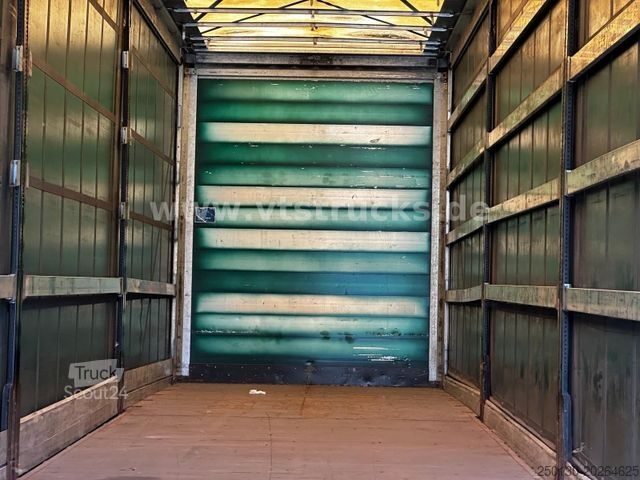 Open oplegger met zeil H&W HWDPSS32 Curtainsider 2-Achser