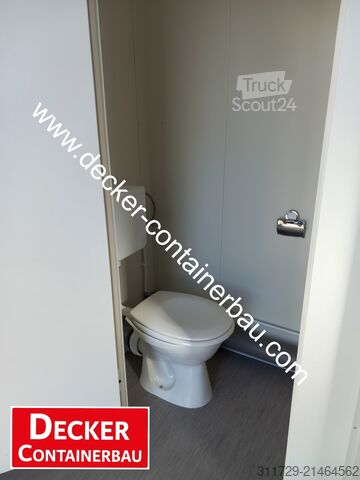 Badrumscontainer Decker Containerbau Sanitärcontainer 10ft, Dushe und WC