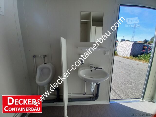 Badrumscontainer Decker Containerbau Sanitärcontainer 10ft, Dushe und WC
