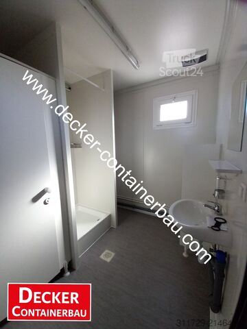 Badrumscontainer Decker Containerbau Sanitärcontainer 10ft, Dushe und WC