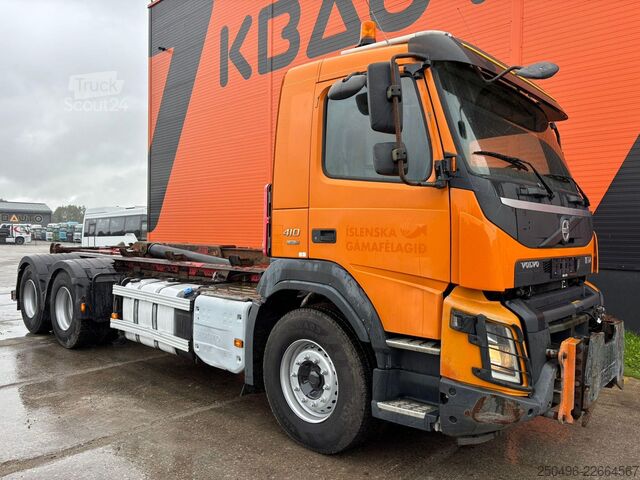 System ramion hakowych Volvo FMX 410 6x4 HIAB XR 21 ton / L=5900 mm