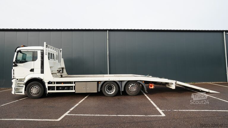 Autotransporter varevogn MAN TGS 26.330 6x2 car/machine transport truck 160...