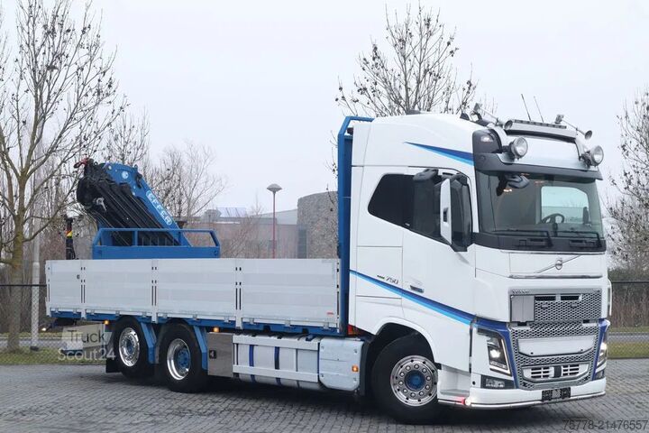Camion-grue Volvo FH 16.750 | 6X2*4 RETARDER DEMOUNTABLE CRANE EF...