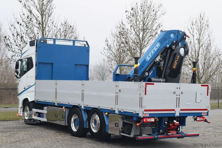 Camion-grue Volvo FH 16.750 | 6X2*4 RETARDER DEMOUNTABLE CRANE EF...