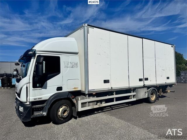 Kufr Iveco Eurocargo 150-280 4x2 Box Truck with Tail Lift and
