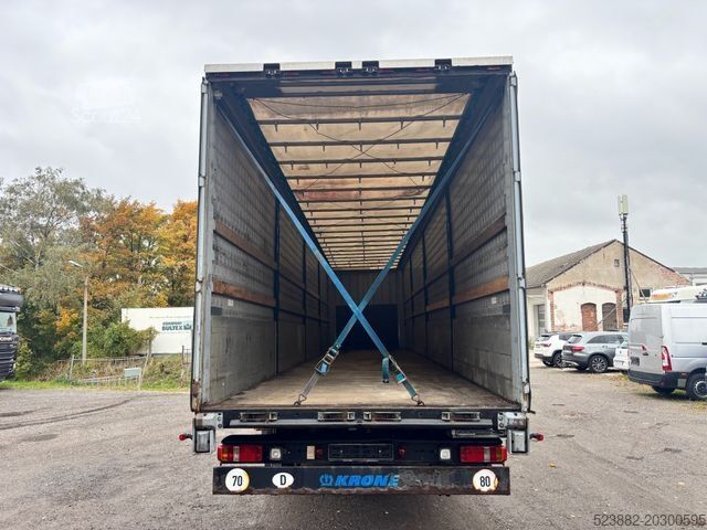 Отворено полуремарке с брезент KRONE SD BPW*13,62m*Edscha*2x Lift-Achse*Bordwände