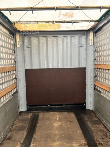 Отворено полуремарке с брезент KRONE SD BPW*13,62m*Edscha*2x Lift-Achse*Bordwände