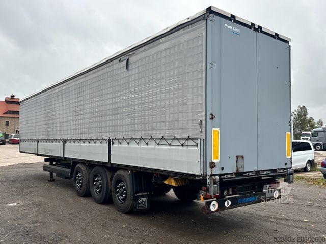 Open oplegger KRONE SD BPW*13,62m*Edscha*2x Lift-Achse*Bordwände